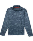 Men's Perpetual Quarter Zip Ensign Blue Camo