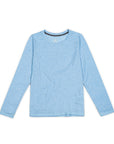 Women's Hybrid Long Sleeve Tee Heather Blue