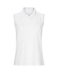 Women's Elite Sleeveless Polo White