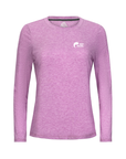 Women's Hybrid Long Sleeve Tee - Red Padel