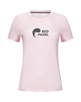 Women's Tennis Hybrid Tee - Red Padel