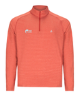 Men's Active Stripe 1/4 Zip - Red Padel