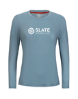 Women's Hybrid Long Sleeve Tee - Slate Pickleball Club