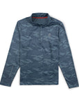 Men's Camo Hybrid 1/4 Zip - Tennis