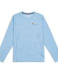 Men's Hybrid Long Sleeve Tee - Cross Courts