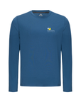 Men's Hybrid Long Sleeve Tee - Cross Courts