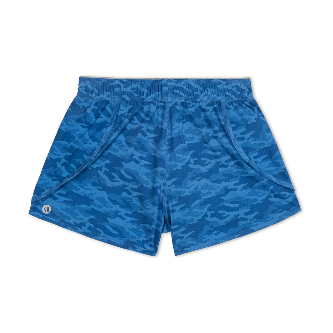 Women's Active Short - Tennis Blue Camo