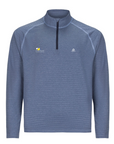 Men's Active Stripe 1/4 Zip - Cross Courts