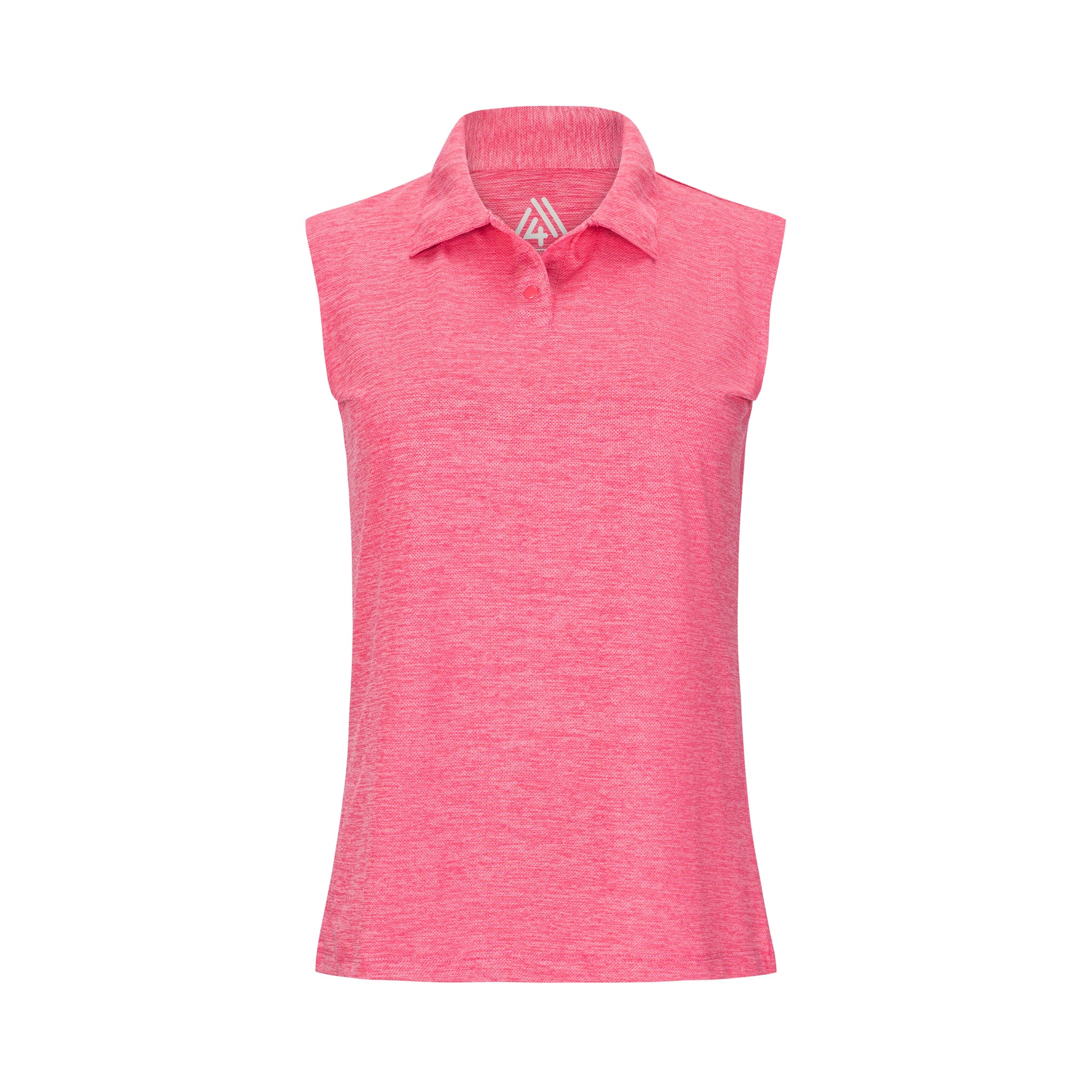 Women's Elite Sleeveless Polo Bright Pink
