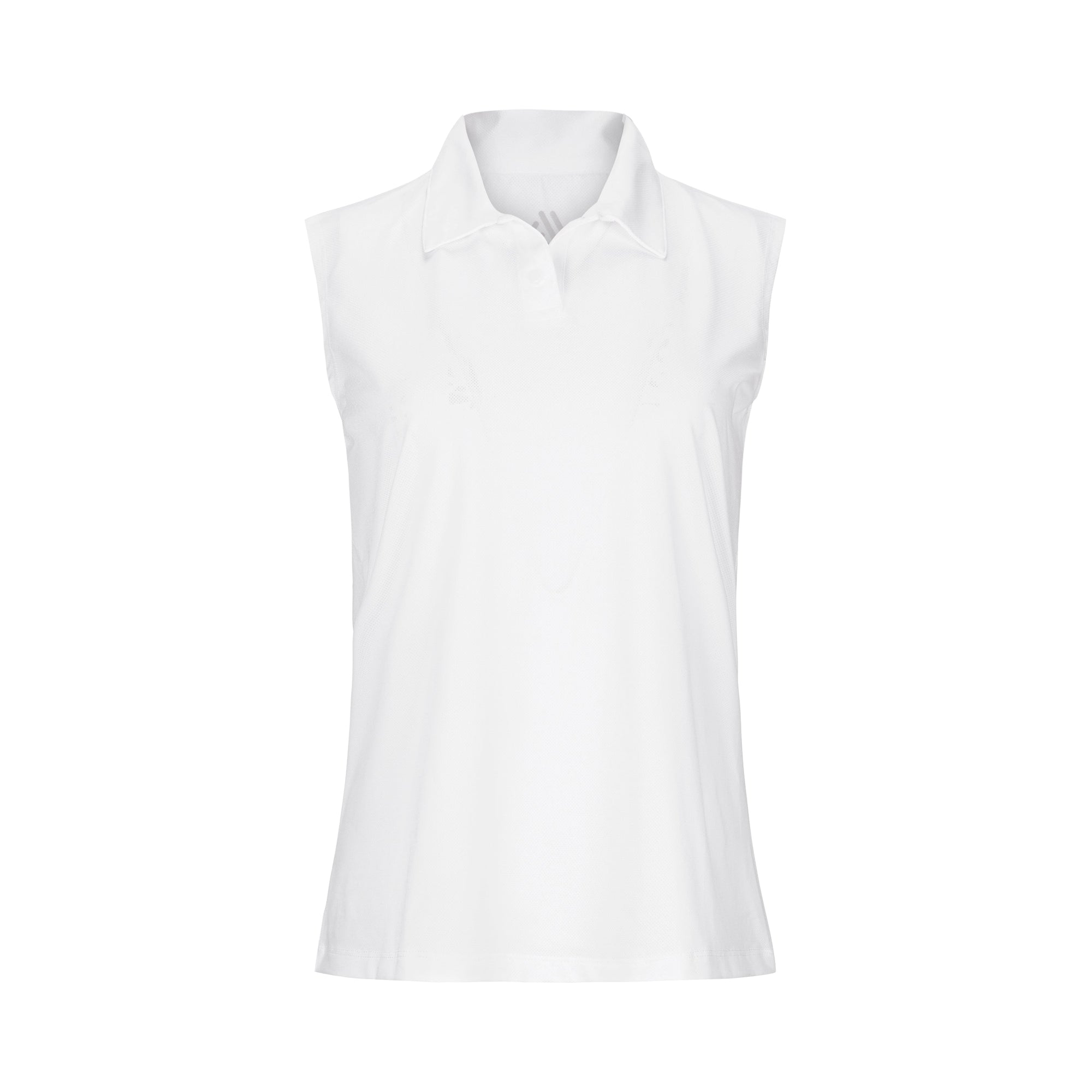 Women's Elite Sleeveless Polo White