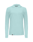 Women's Hybrid Hoodie - Pickle Aruba Blue