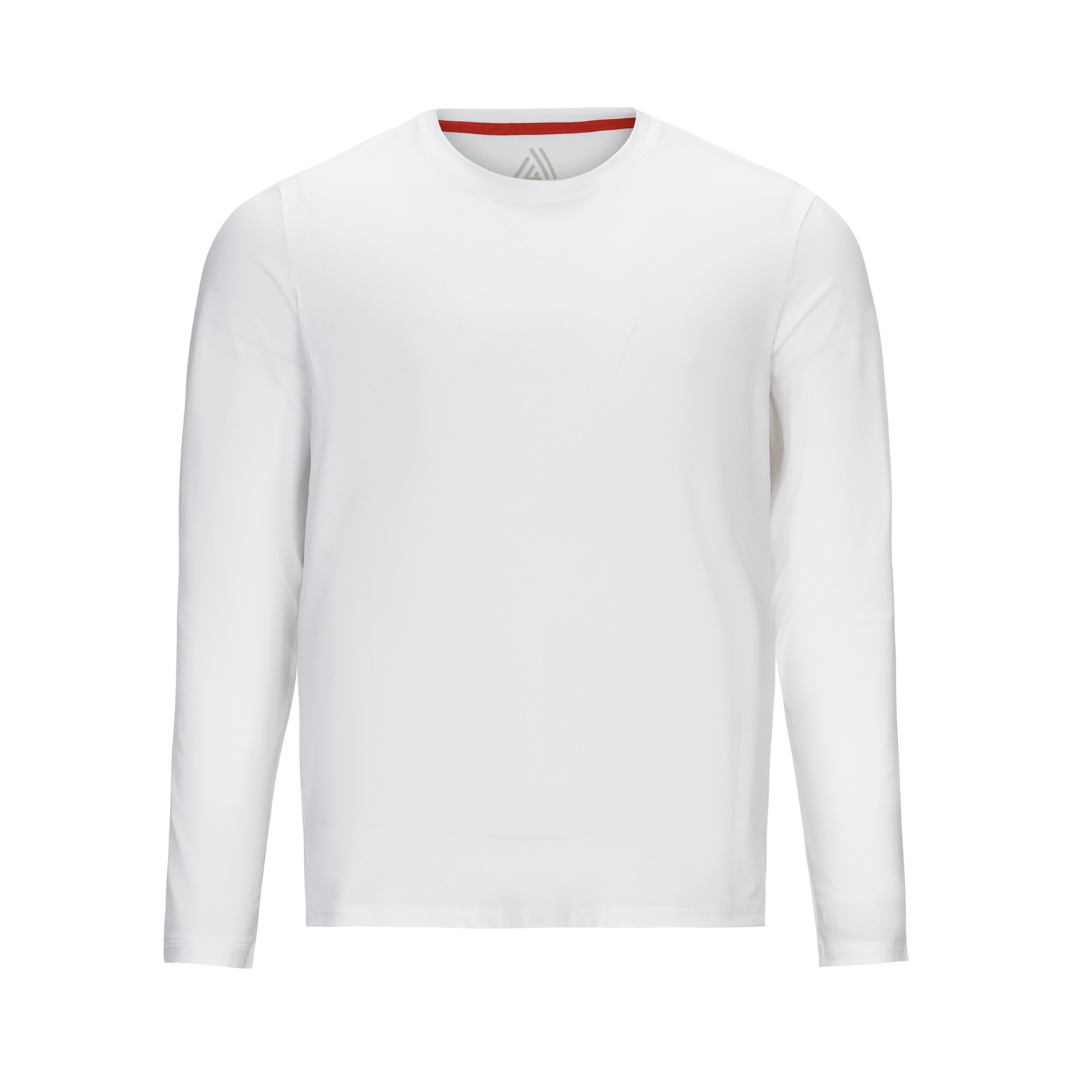 Men's Elite Long Sleeve Tee White