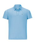 Men's Hybrid Polo Heather Blue