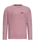 Men's Hybrid Long Sleeve Tee - Red Padel