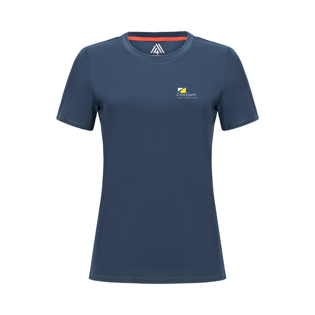 Women&#39;s Hybrid Tee - Cross Courts