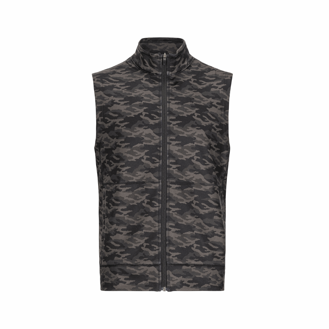 Men's Stealth Camo Vest Black Camo