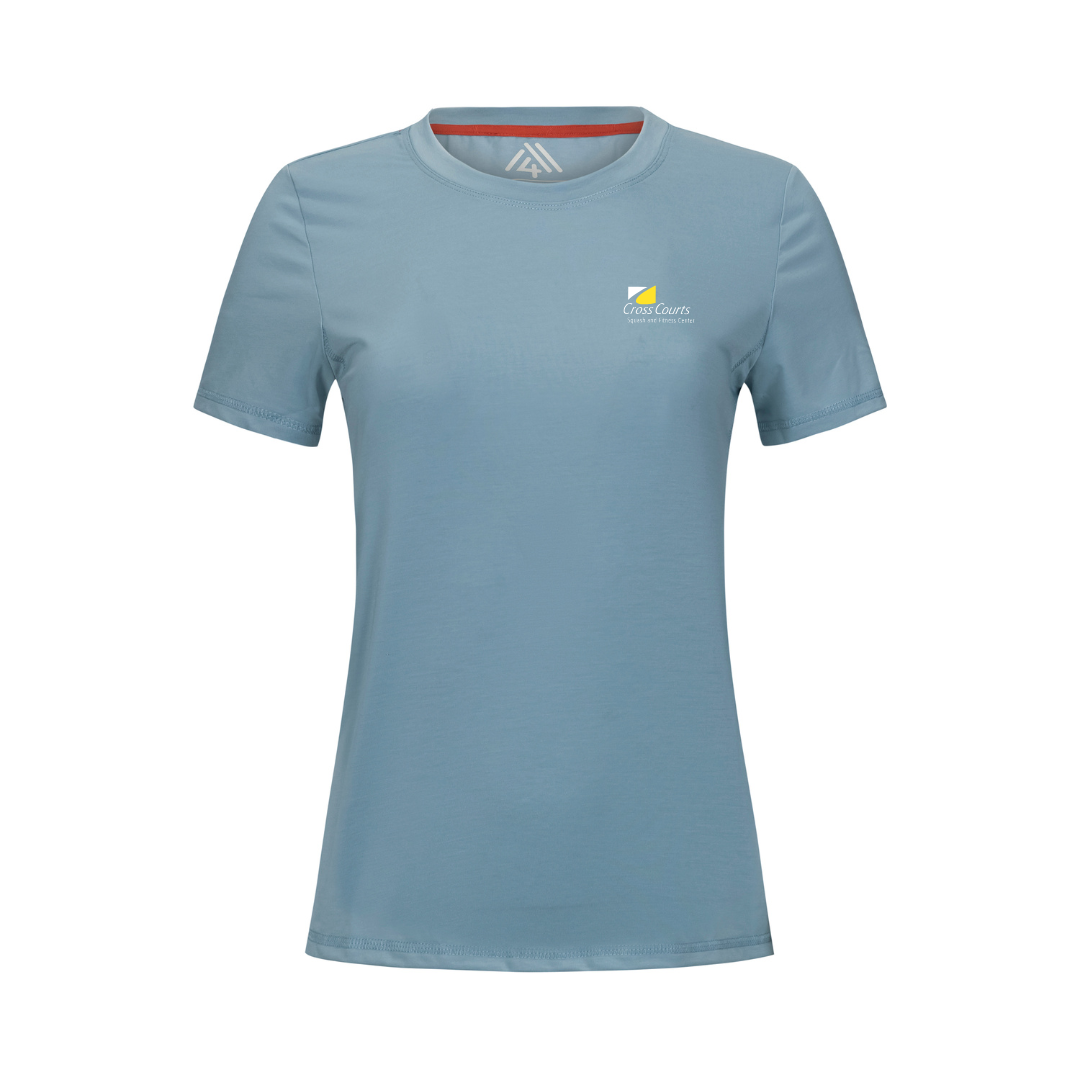 Women&#39;s Hybrid Tee - Cross Courts