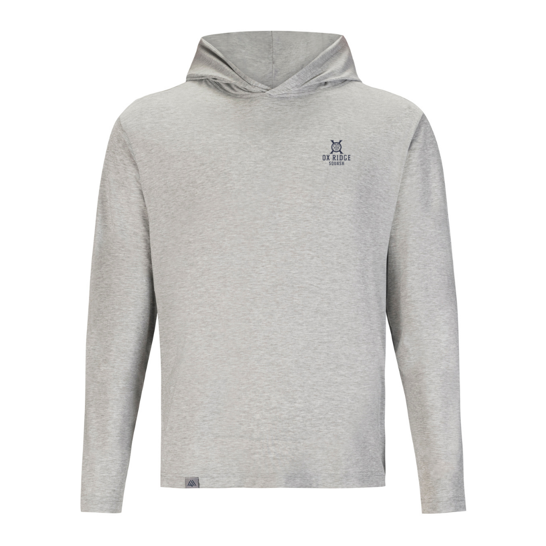Youth Hybrid Hoodie - Heather Silver