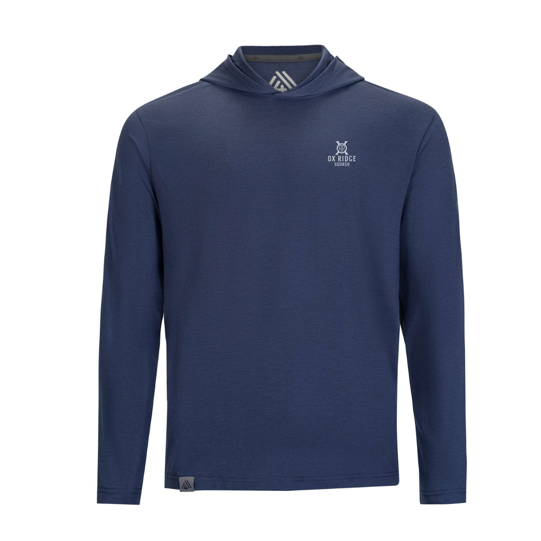 Youth Hybrid Hoodie - Blue Indigo