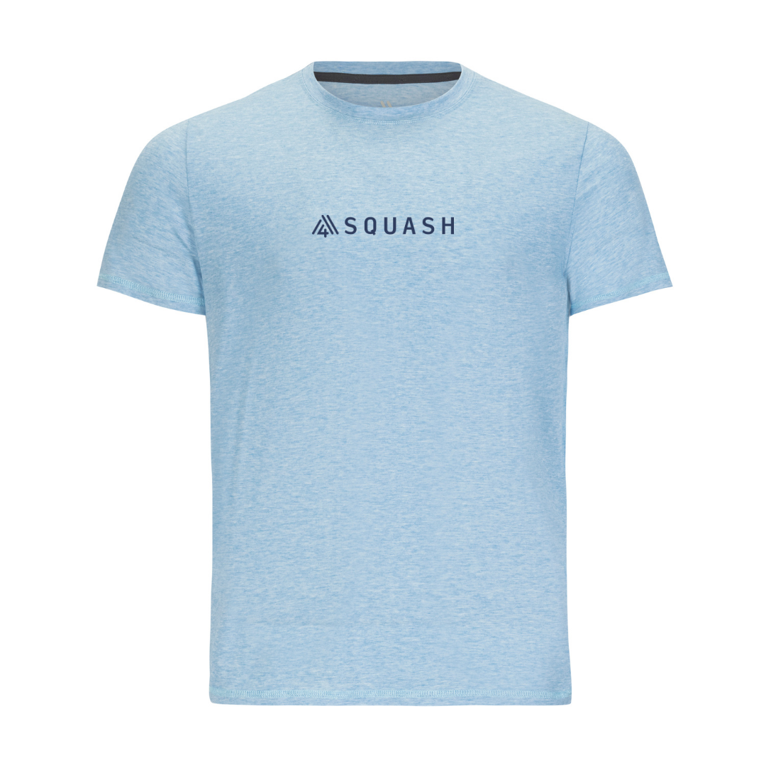 Youth Hybrid S/S Tee - Heather Blue