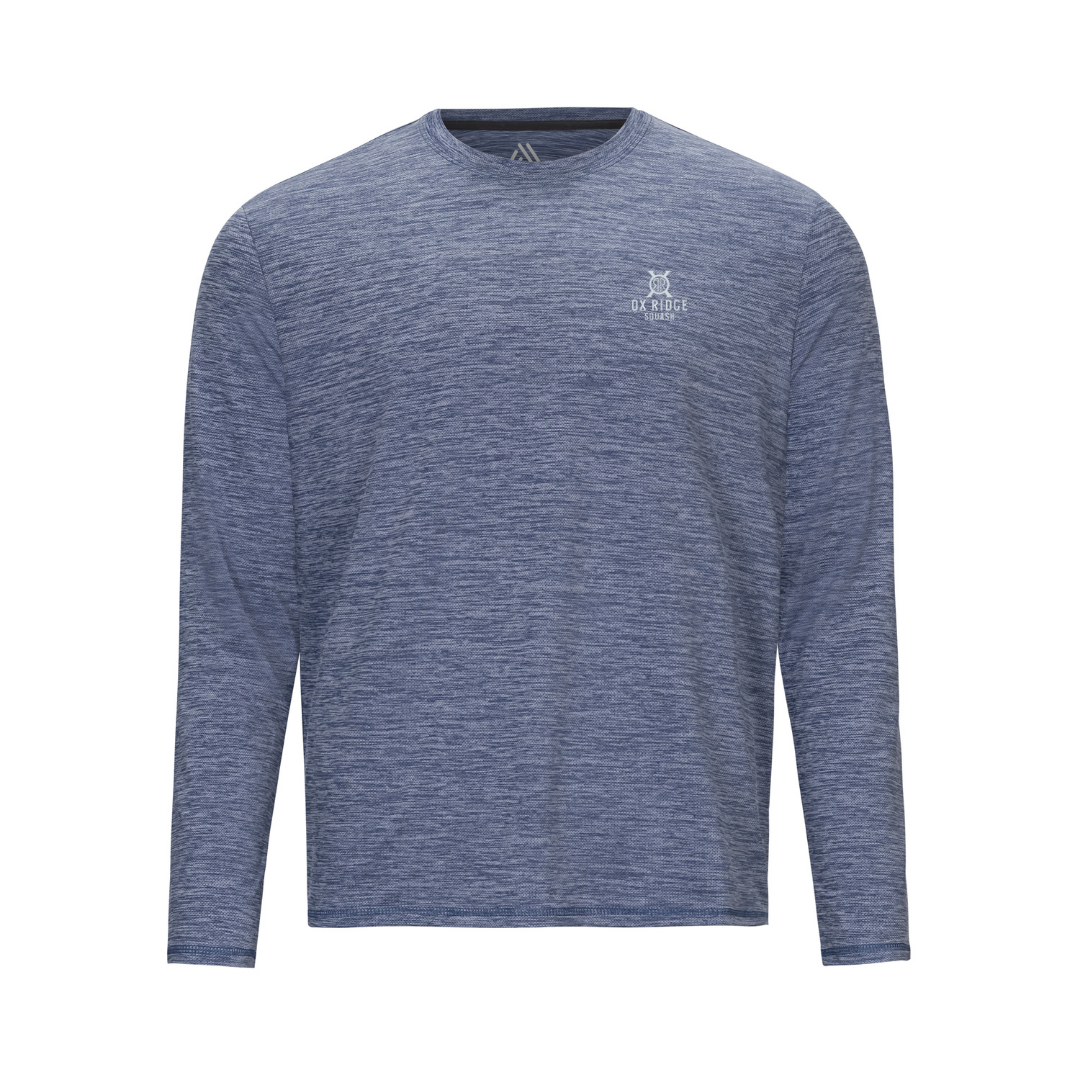 Men's Elite Long Sleeve Tee - Blue Indigo