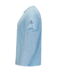 Youth Hybrid S/S Tee - Heather Blue